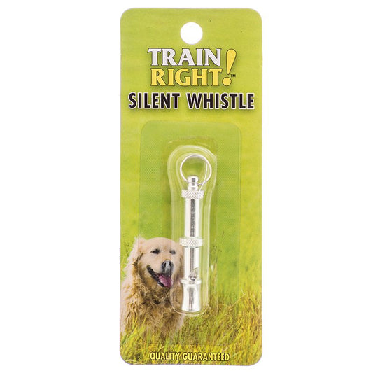 Small - 1 count Coastal Pet Train Right! Silent Dog Whistle