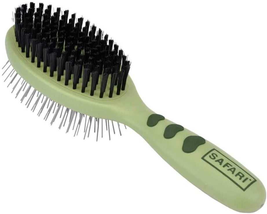 1 count Safari Pin and Bristle Combination Brush for Dogs Medium