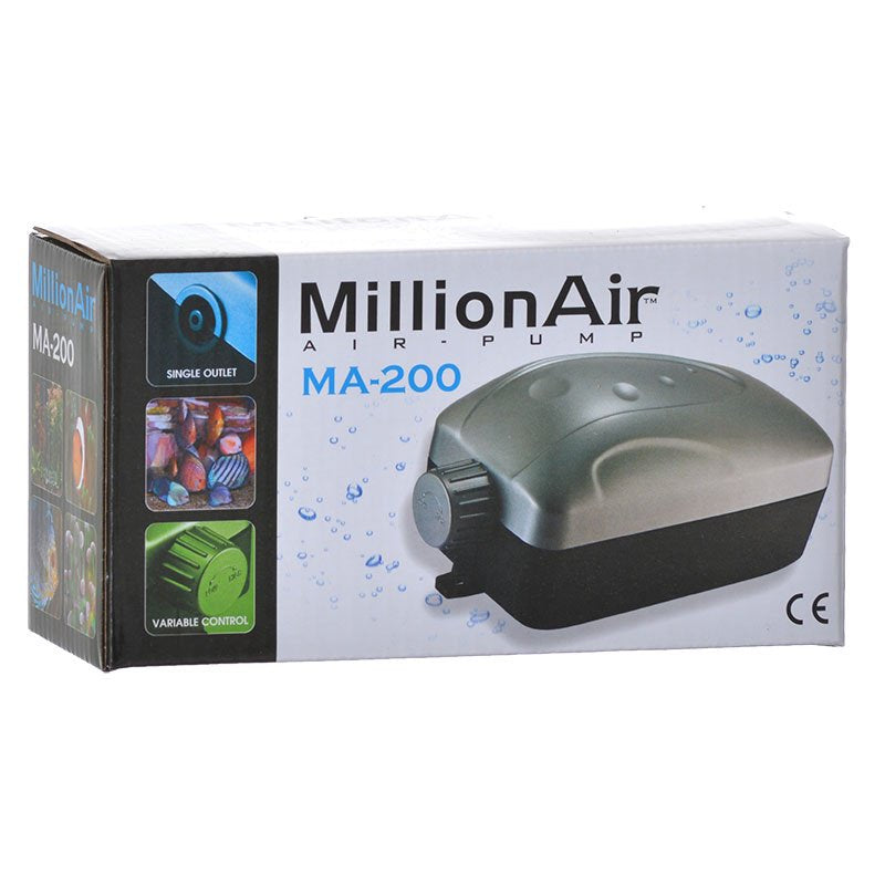 30 gallon Via Aqua MillionAir Air Pump for Aquariums