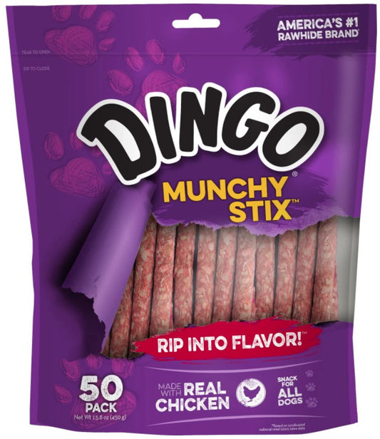 50 count Dingo Munchy Stix with Real Chicken