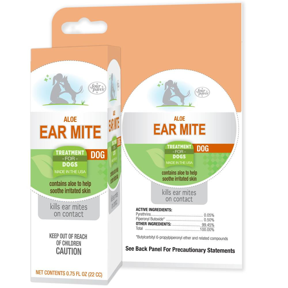 0.75 oz Four Paws Ear Mite Remedy for Dogs