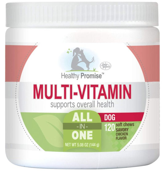 120 count Four Paws Healthy Promise Multi-Vitamin Supplement for Dogs