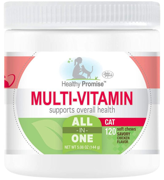 120 count Four Paws Healthy Promise Multi-Vitamin Supplement for Cats