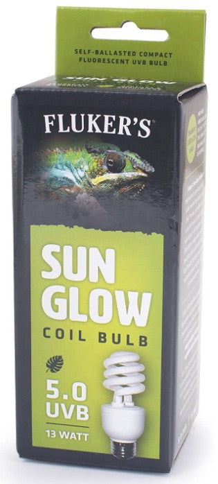 13 watt Flukers Sun Glow Tropical Fluorescent 5.0 UVB Bulb