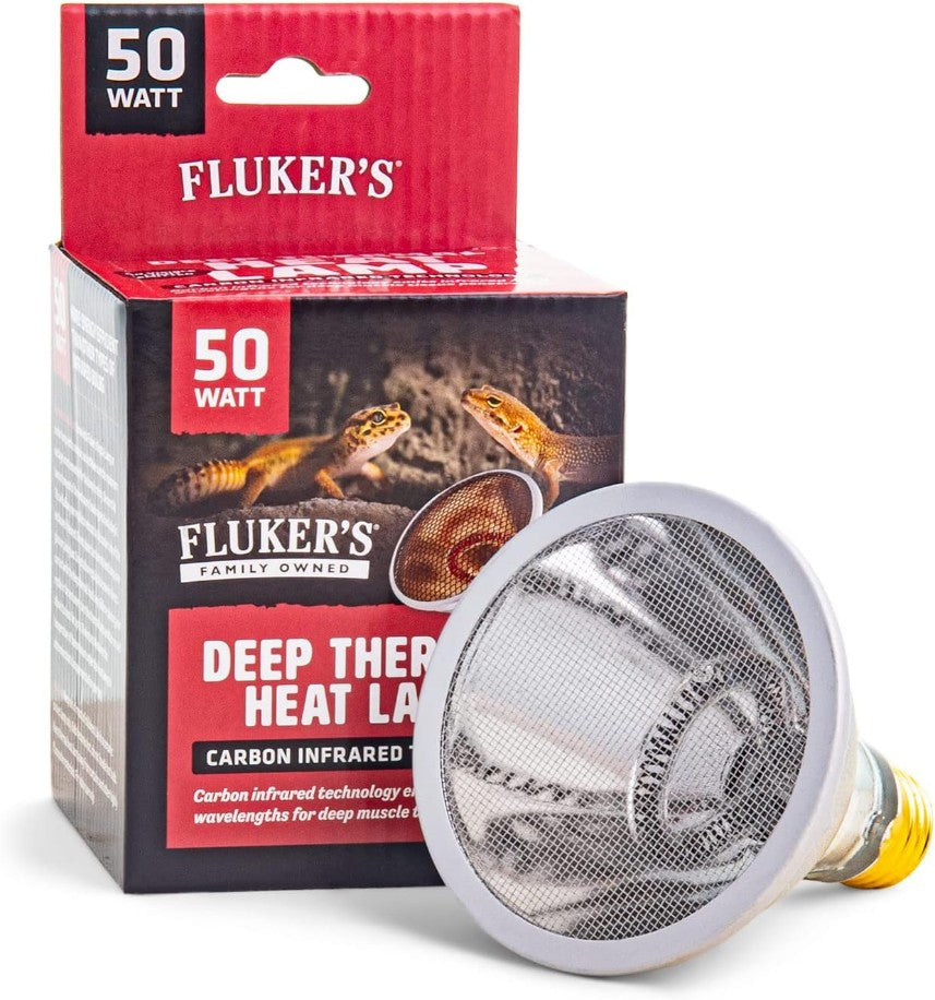 50 watt Flukers Deep Thermal Heat Lamp for Reptiles