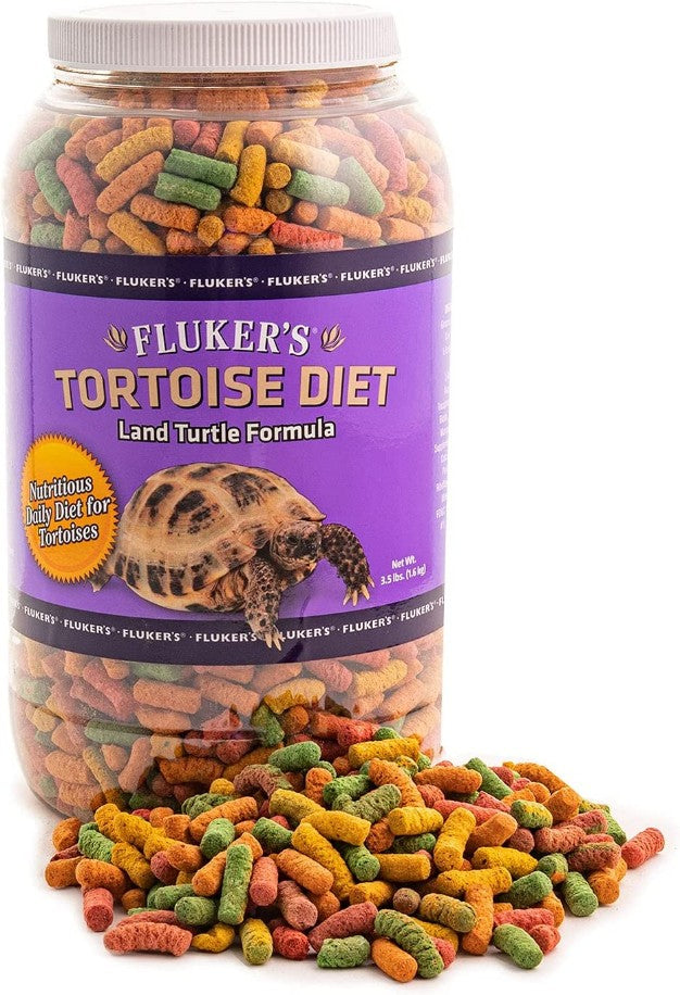 3.25 lb Flukers Land Turtle Formula Tortoise Diet Large Pellet