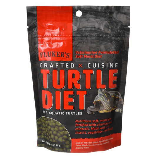 6.75 oz Flukers Crafted Cuisine Turtle Diet for Aquatic Turtles