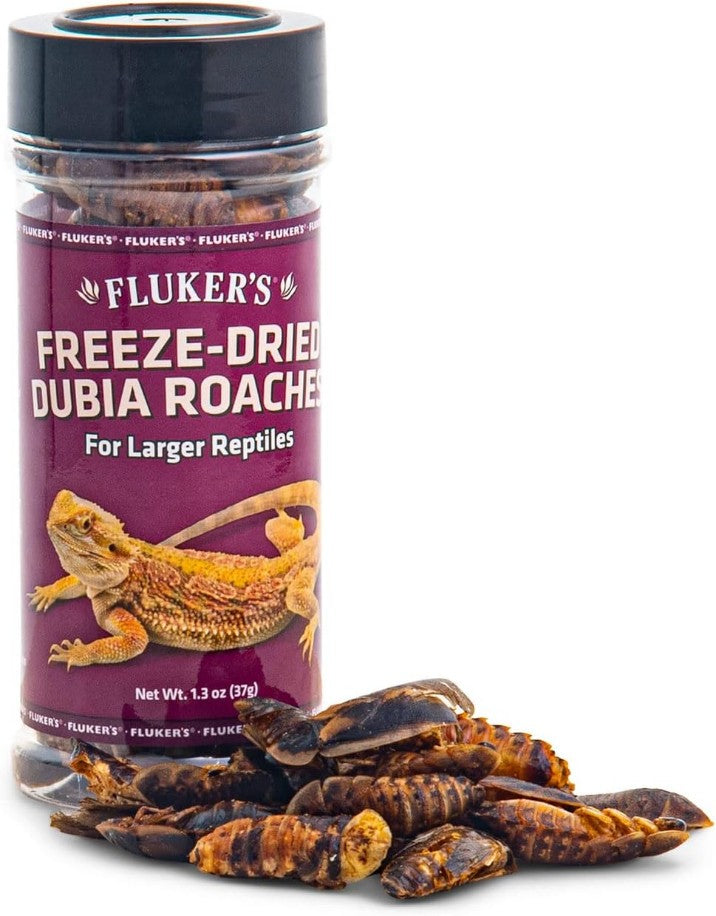 1.3 oz Flukers Freeze Dried Dubia Roaches for Reptiles