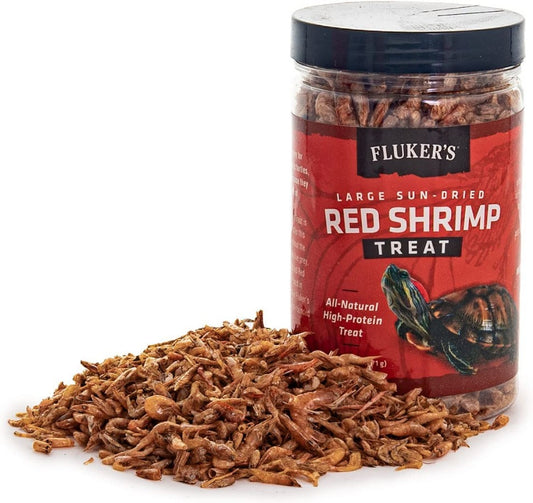 2.5 oz Flukers Sun-Dried Large Red Shrimp Treat