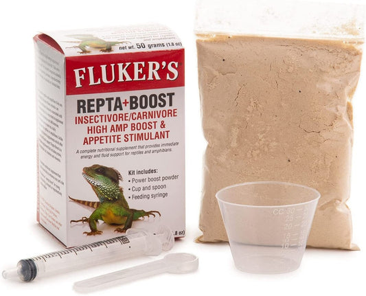 1 count Flukers Repta-Boost Insectivore / Carnivore High Amp Boost and Appetite Stimulant