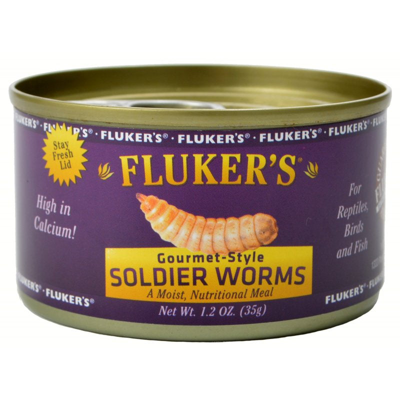 1.2 oz Flukers Gourmet Style Soldier Worms