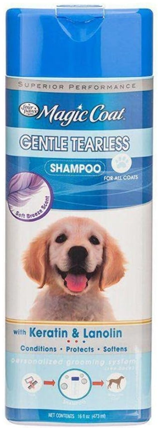 16 oz Four Paws Magic Coat Gentle Tearless Dog Shampoo