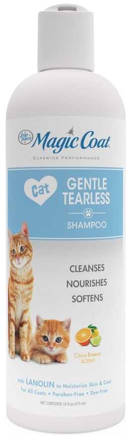 16 oz Four Paws Magic Coat Gentle Tearless Cat and Kitten Shampoo