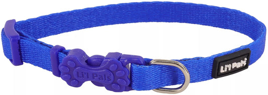 6-8"L x 3/8"W Lil Pals Adjustable Collar Blue