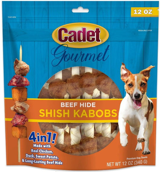 12 oz Cadet Gourmet Beef Hide Shish Kabobs