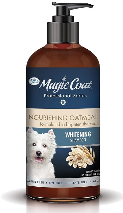 16 oz Magic Coat Professional Series Nourishing Oatmeal Whitening Dog Shampoo