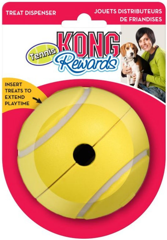 1 count KONG Tennis Rewards Treat Dispenser Large Dog Toy