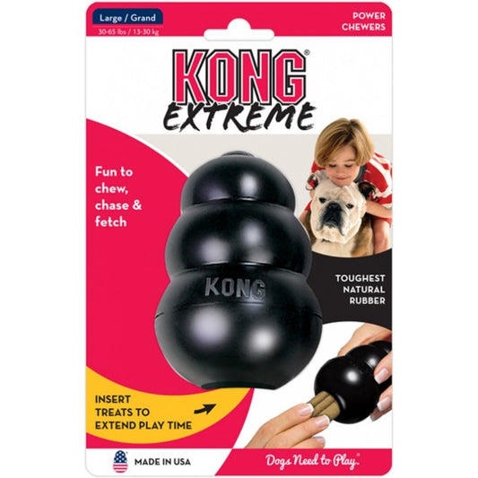 Large - 1 count KONG Extreme Dog Toy Ideal for Power Chewers