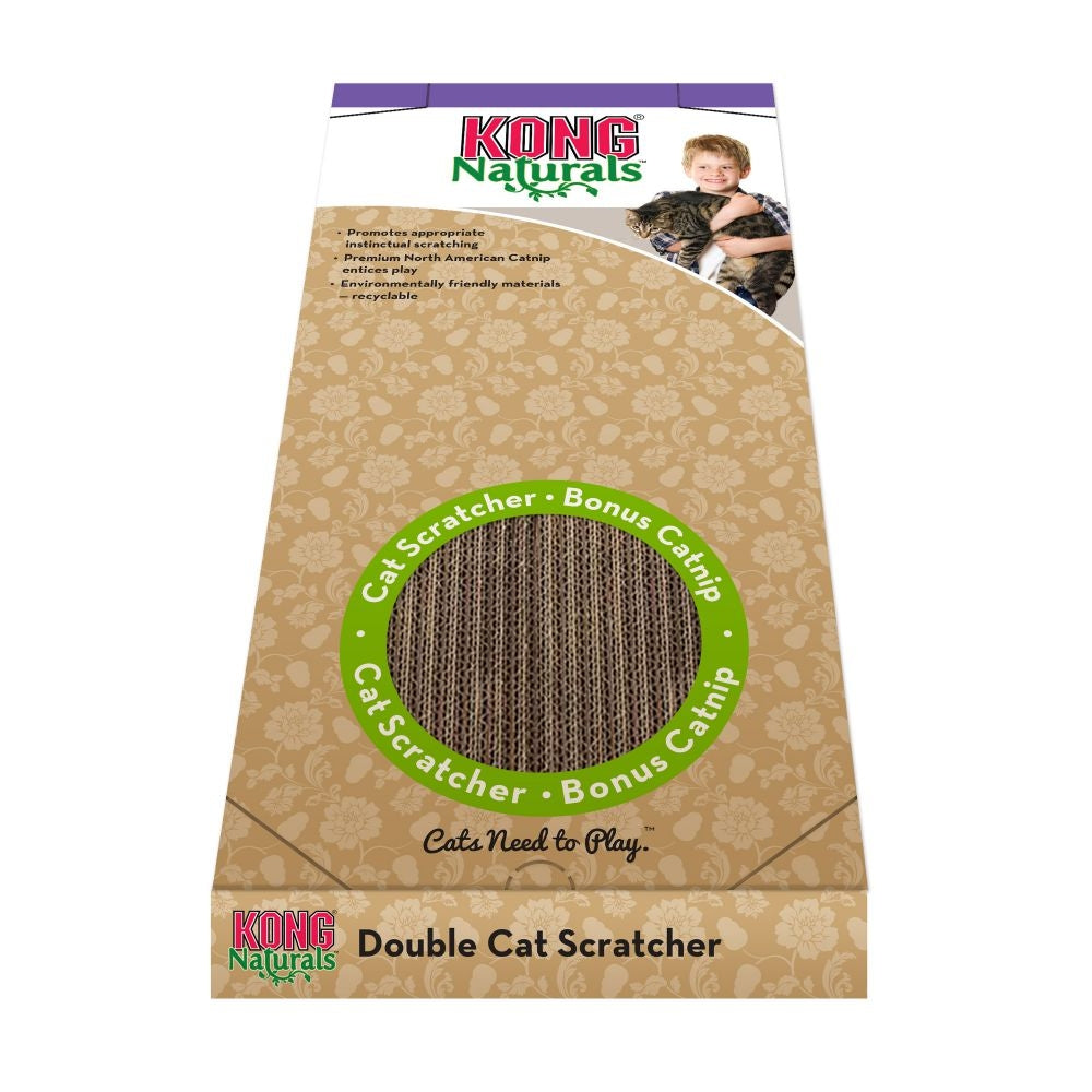 1 count KONG Naturals Double Cat Scratcher