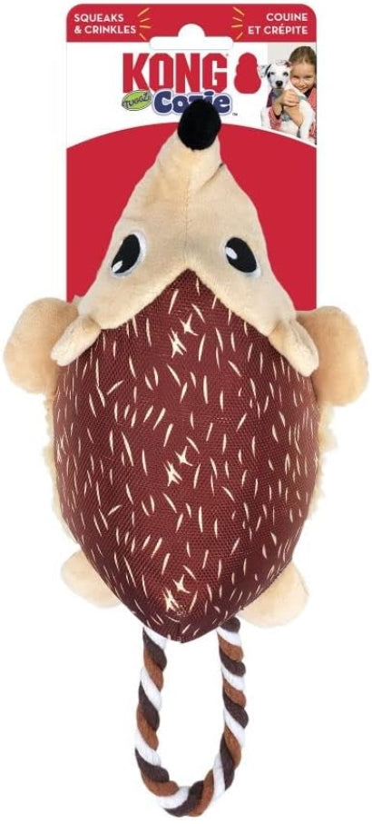 Large - 1 count KONG Cozie Tuggz Hedgehog Dog Toy