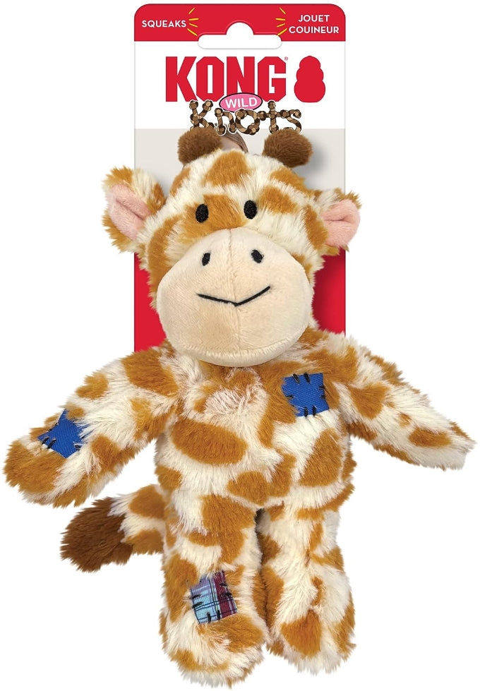 Small - 1 count KONG Wild Knots Giraffe Dog Toy