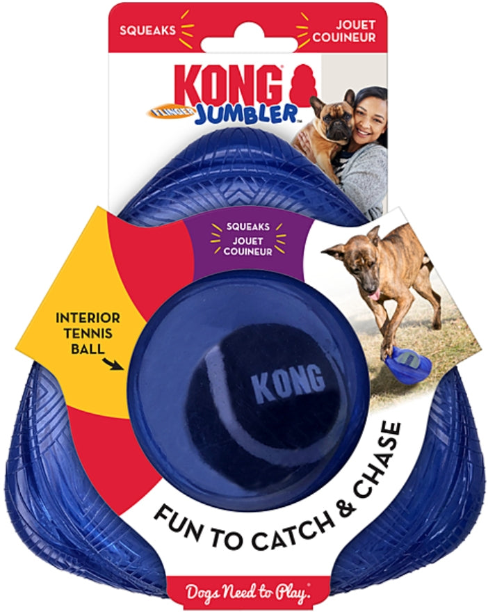 Small - 1 count KONG Jumbler Flinger Dog Toy