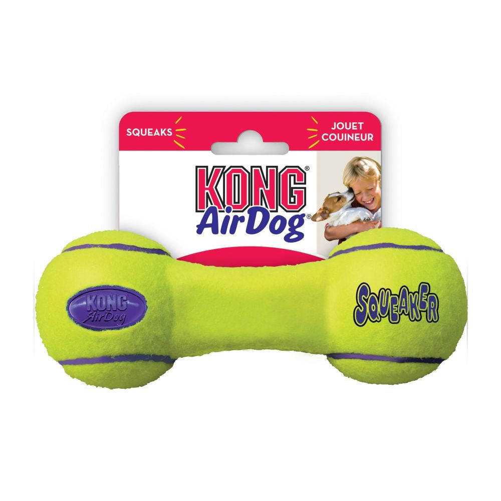 Small - 1 count KONG Air Dog Dumbbell Squeaker