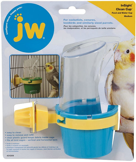 Medium - 1 count JW Pet Insight Clean Cup for Birds