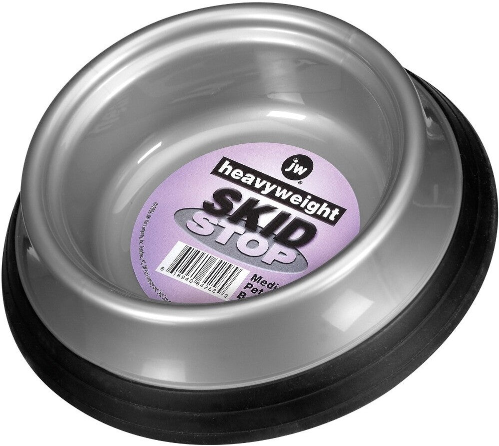 Medium - 1 count JW Pet Heavyweight Skid Stop Pet Bowl