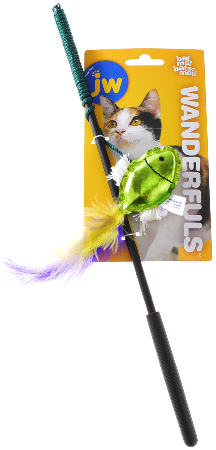 1 count JW Pet Cat Action Wanderfuls Cat Toy Assorted Colors