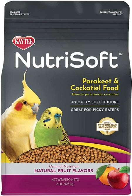 2 lb Kaytee NutriSoft Parakeet and Cockatiel Food