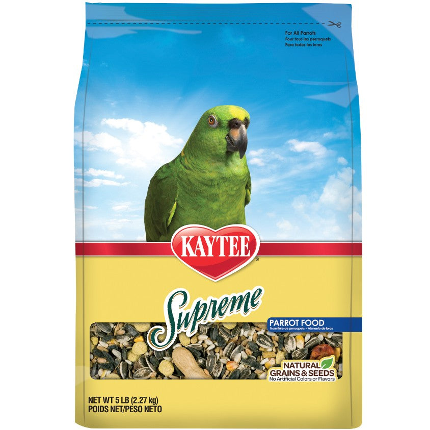 5 lb Kaytee Supreme Fortified Daily Diet Parrot Food