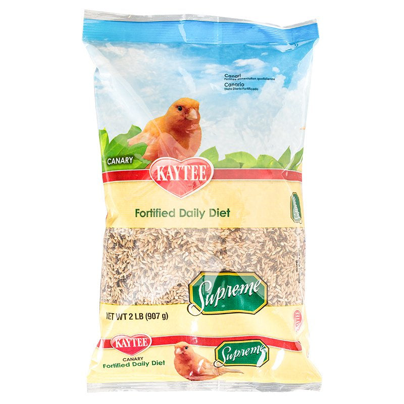 2 lb Kaytee Supreme Fortified Daily Diet Canary