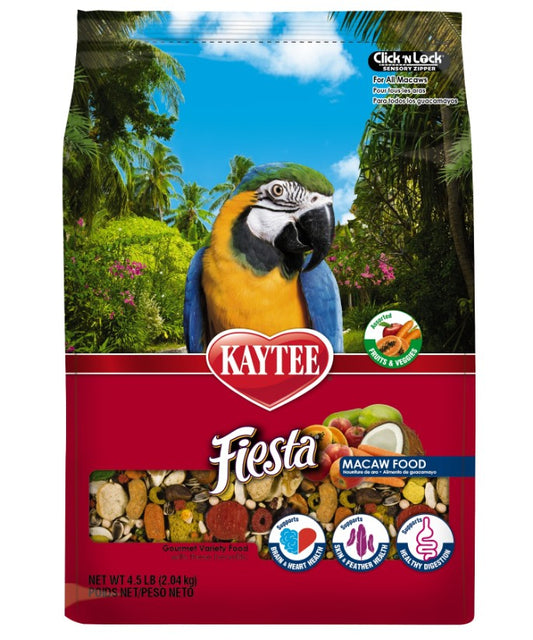 4.5 lb Kaytee Fiesta Macaw Gourmet Variety Diet