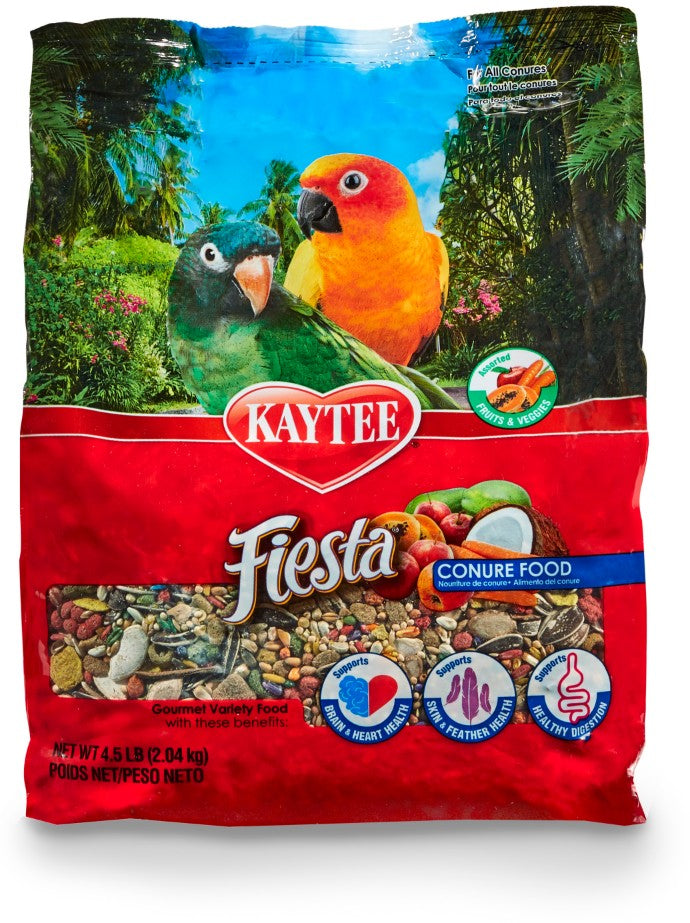 4.5 lb Kaytee Fiesta Conure Gourmet Variety Diet