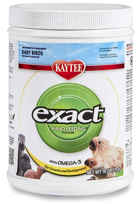 18 oz Kaytee Exact Hand Feeding Formula for All Baby Birds