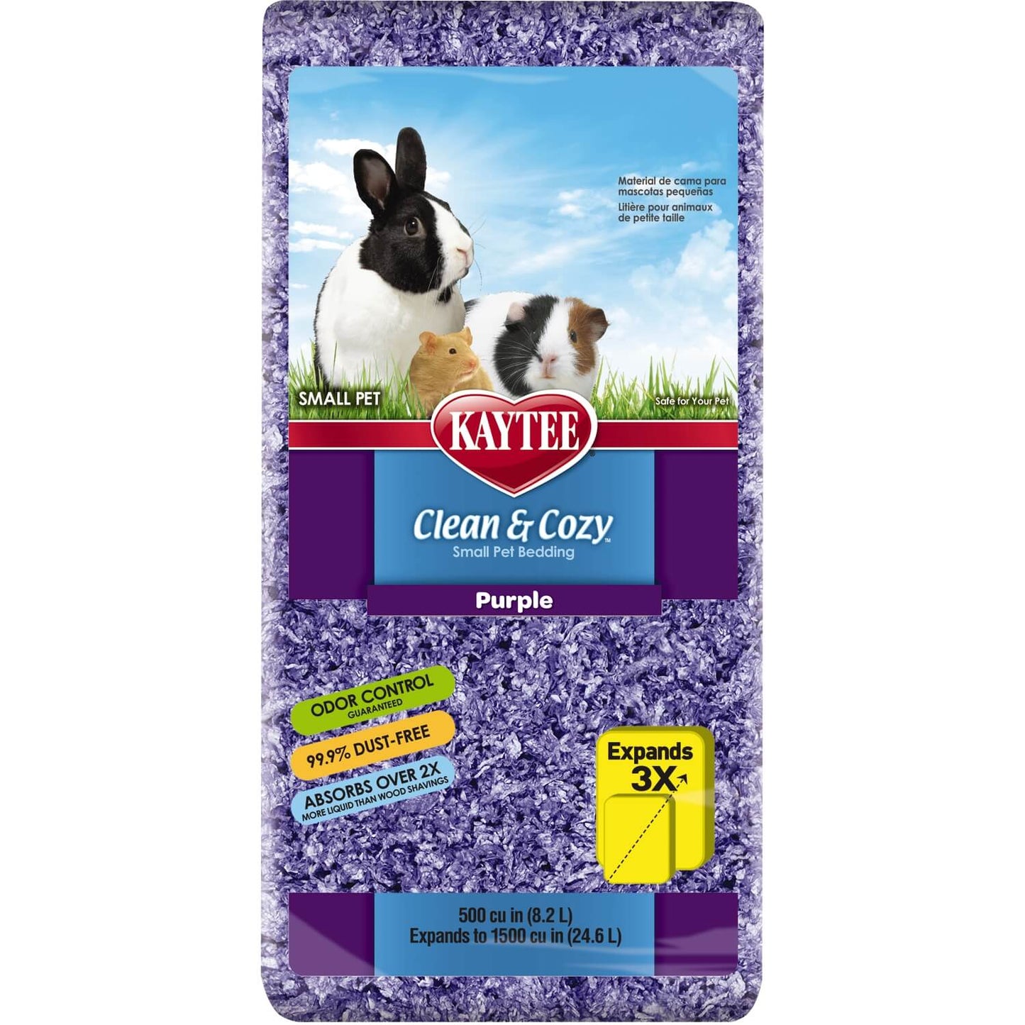 24.6 liter Kaytee Clean and Cozy Small Pet Bedding Purple