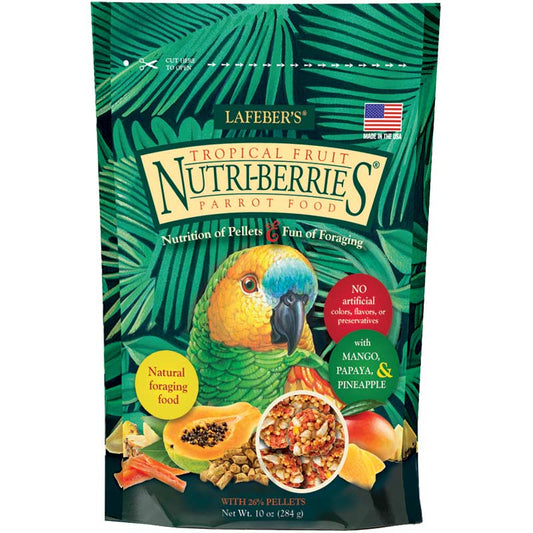 10 oz Lafeber Tropical Fruit Nutri-Berries Parrot Food