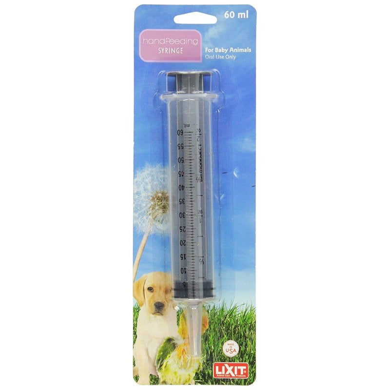 60 mL Lixit Hand Feeding Syringe for Baby Animals