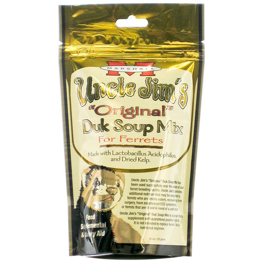 4.5 oz Marshall Uncle Jims Original Duk Soup Mix for Ferrets