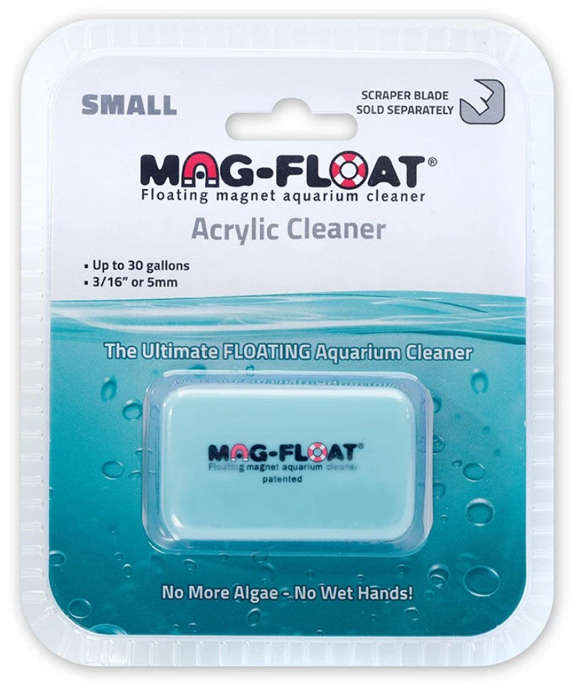 Small - 1 count Mag Float Floating Magnum Aquarium Cleaner Acrylic Cleaner