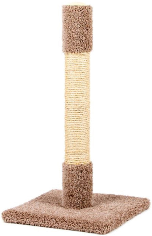 32" tall North American Classy Kitty Decorator Cat Scratching Post Carpet and Sisal Assorted Colors