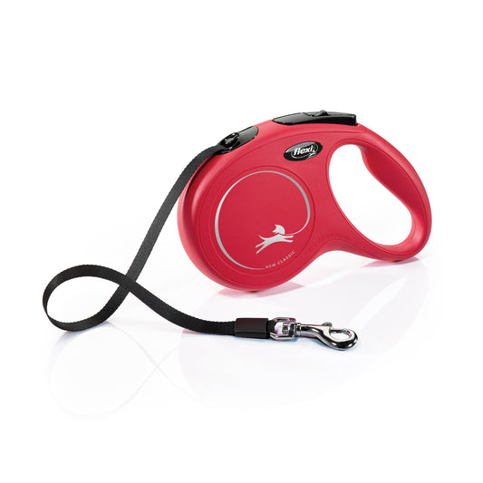 Medium - 16' long Flexi Classic Red Retractable Dog Leash