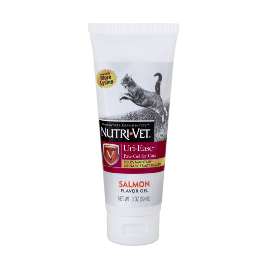 3 oz Nutri-Vet Uri-Ease Paw Gel for Cats Salmon Flavor