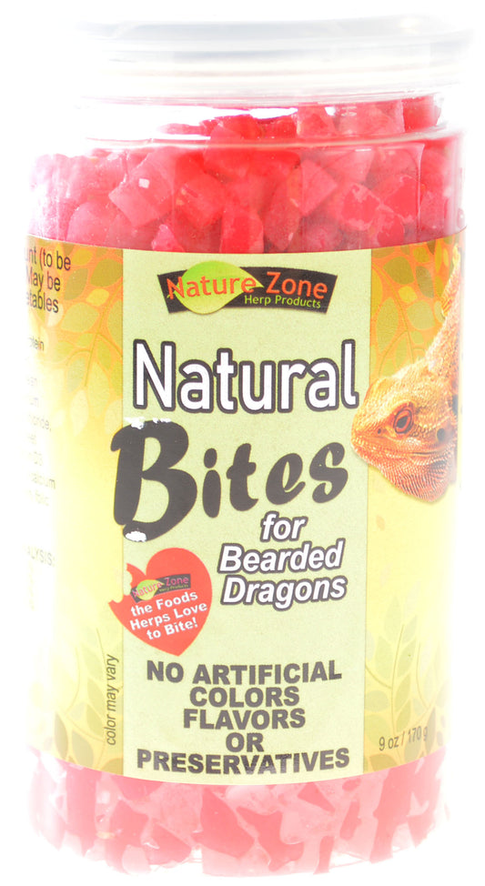 9 oz Nature Zone Natural Bites for Bearded Dragons