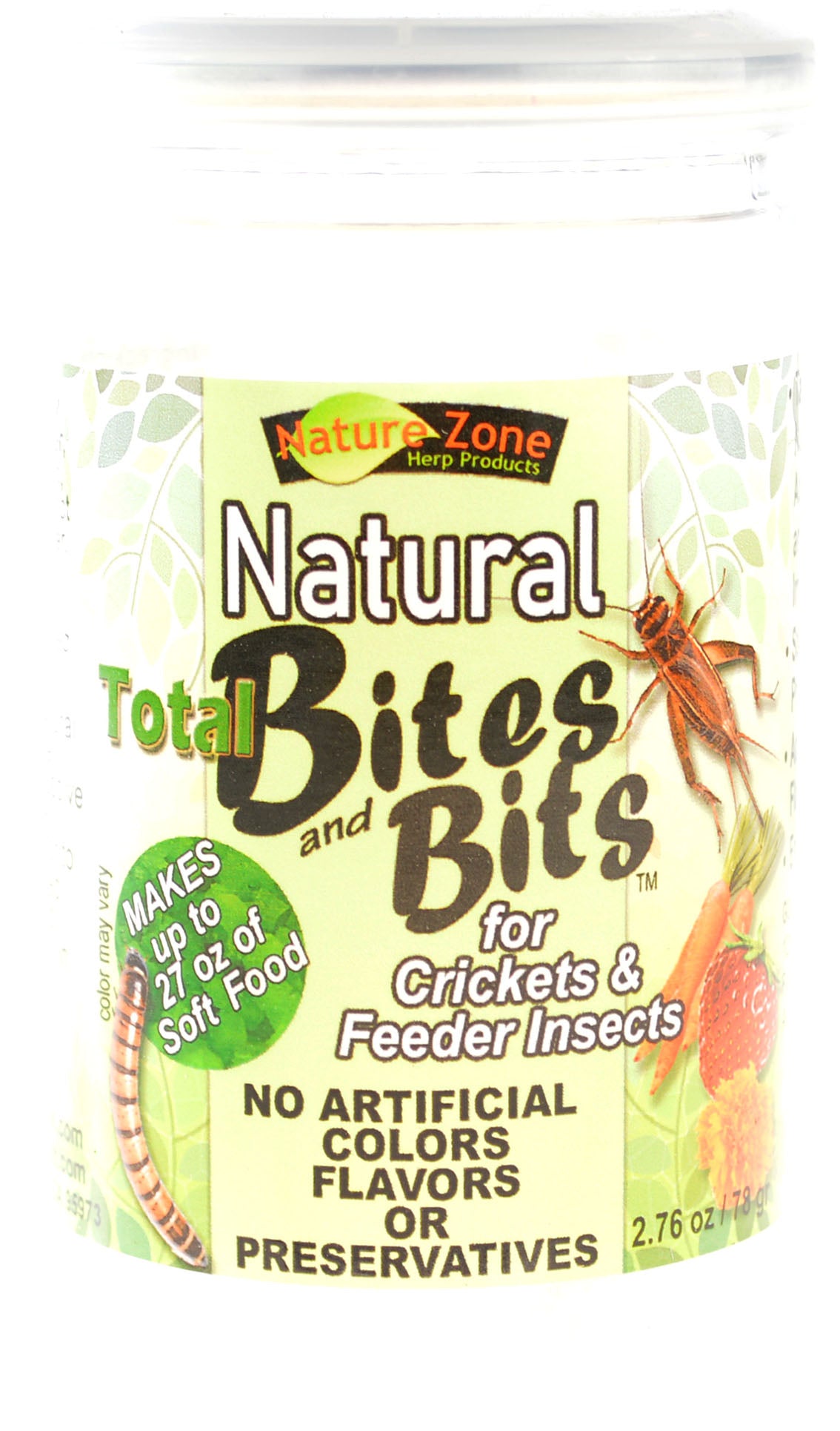 27 oz Nature Zone Natural Bites and Bits for Crickets