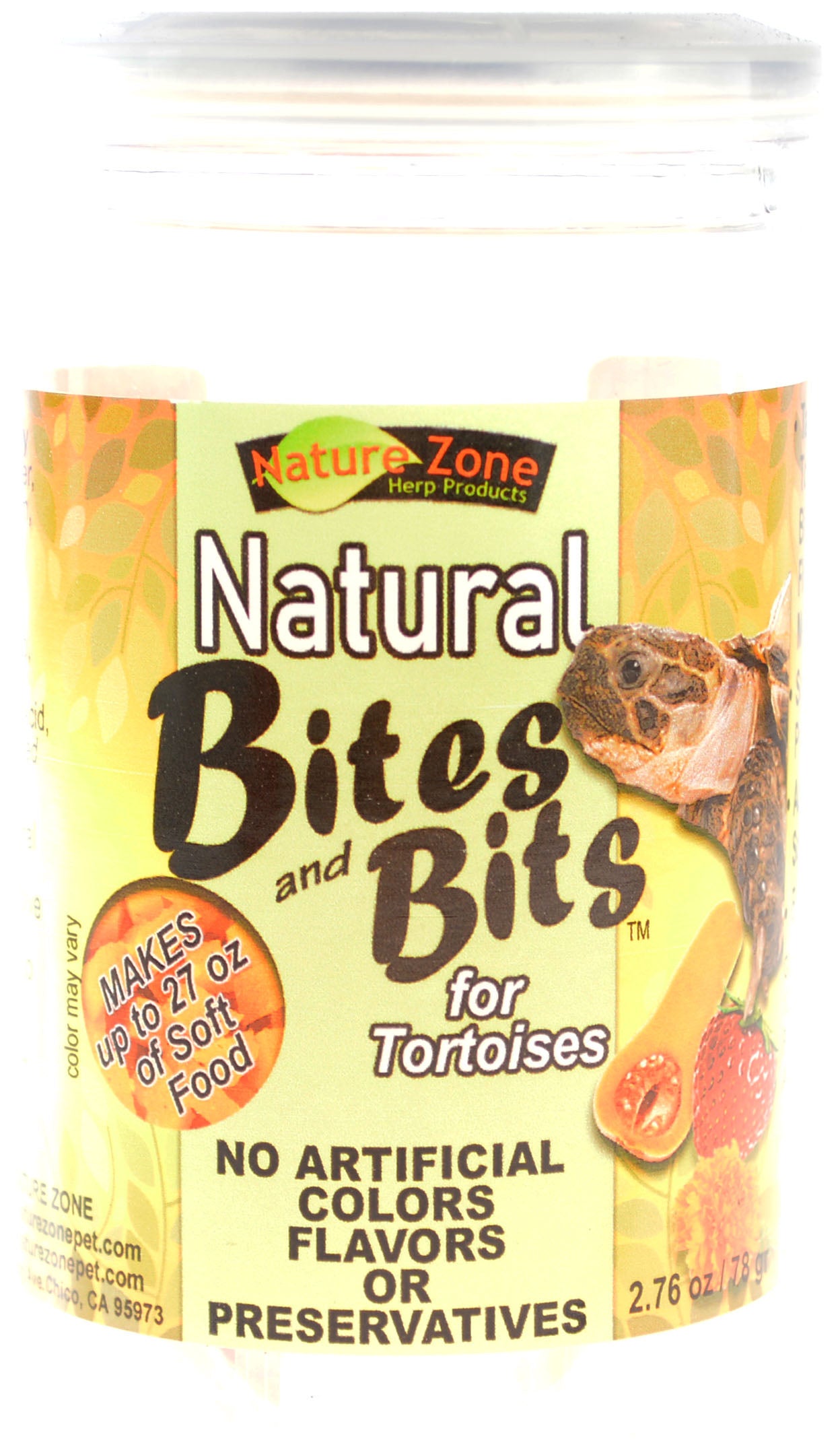 27 oz Nature Zone Natural Bites and Bits for Tortoises