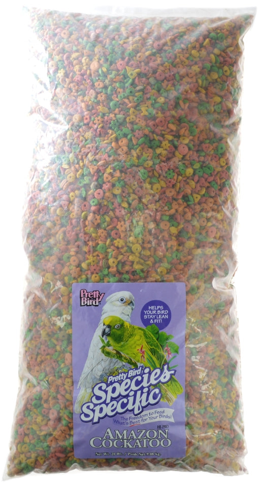 20 lb Pretty Pets Bird Species Specific Hi Pro Amazon Cockatoo