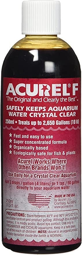 250 mL Acurel F Keeps Aquarium Water Crystal Clear