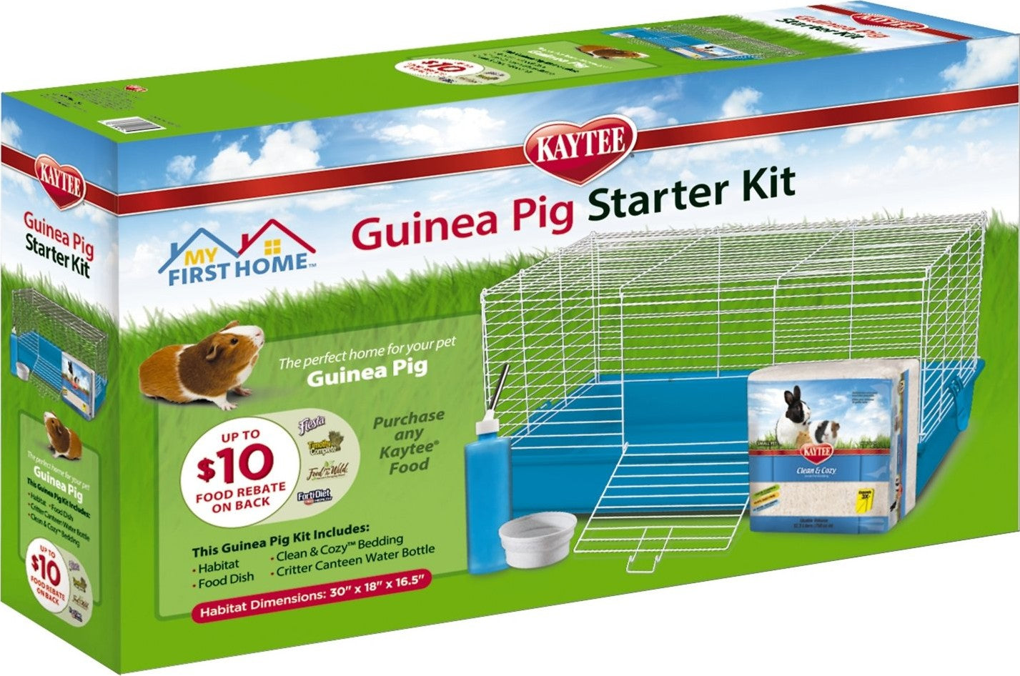 1 count Kaytee My First Home Guinea Pig Starter Kit